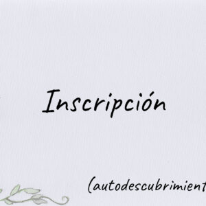 Inscripción